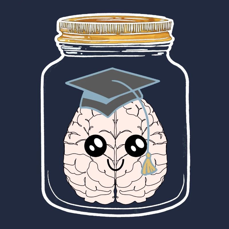 Inteligenz Einweckglas Studenten Studierter Geek