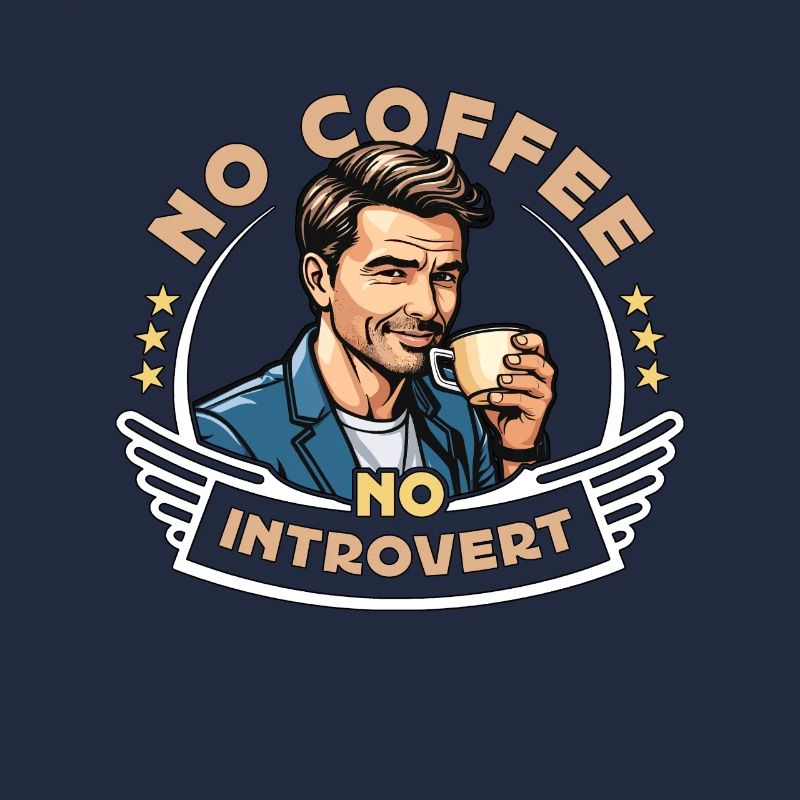 Introverti Pas de café Pas d’introversion Amateur de café