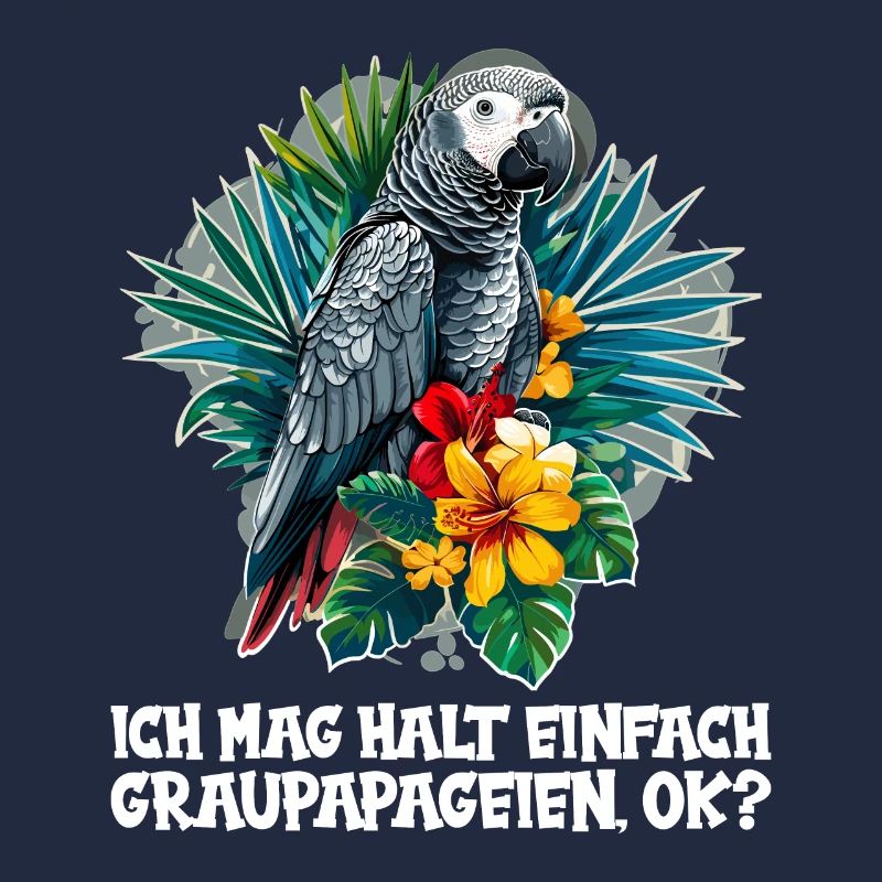 Perroquets gris d’Afrique