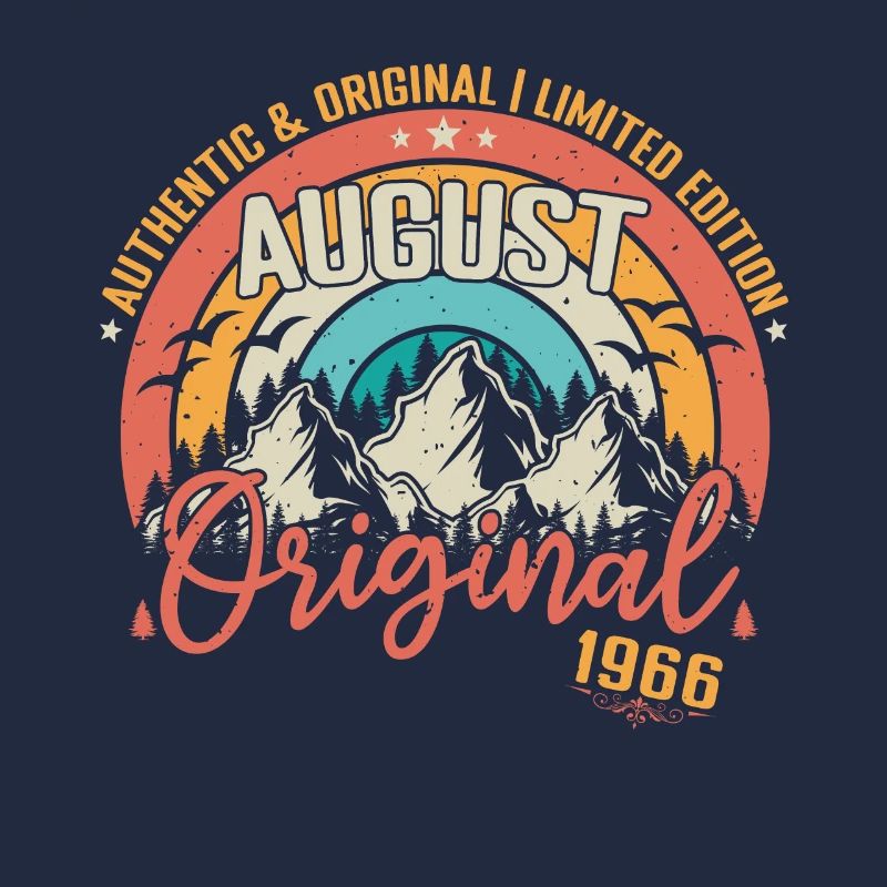 August 1966 August Geburtstag 1966 August