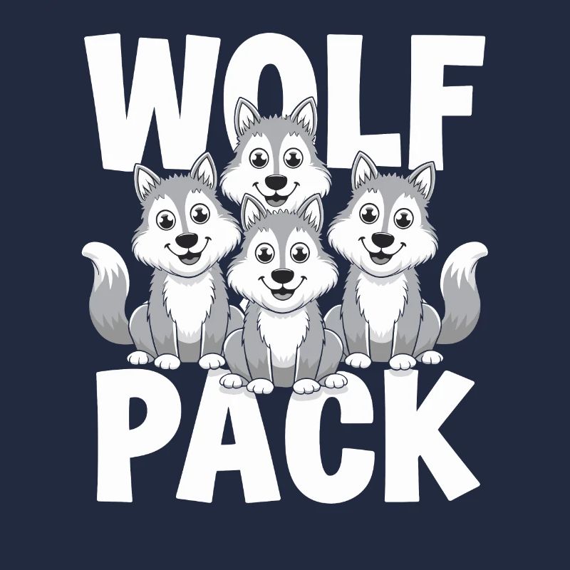 Wolf Group Design Meute de loups