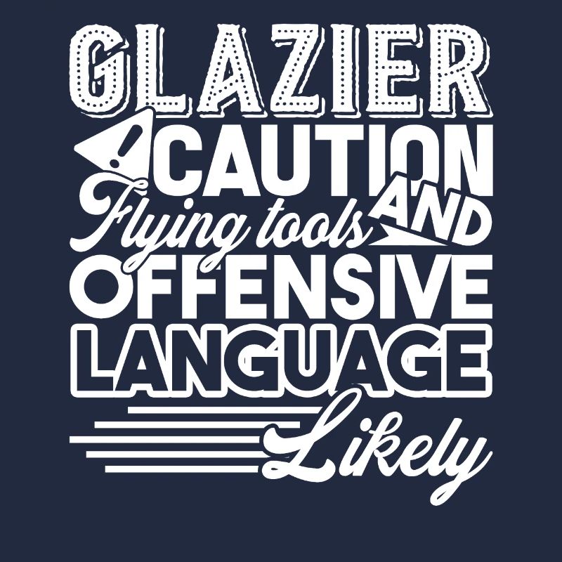Glazier Caution Flying Tools