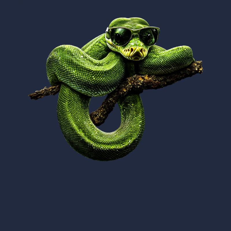 Arbre vert Python Serpents Amoureux Terrarium