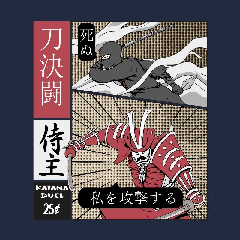 Katana Duell Ninja vs Samurai