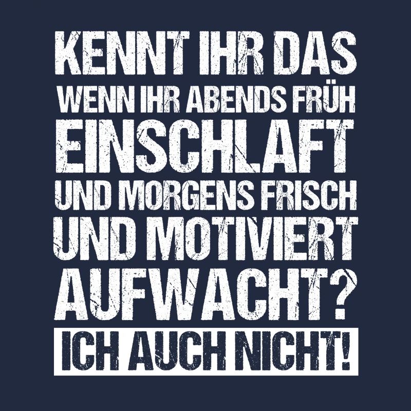 Faulenzer Langschläfer Motivation