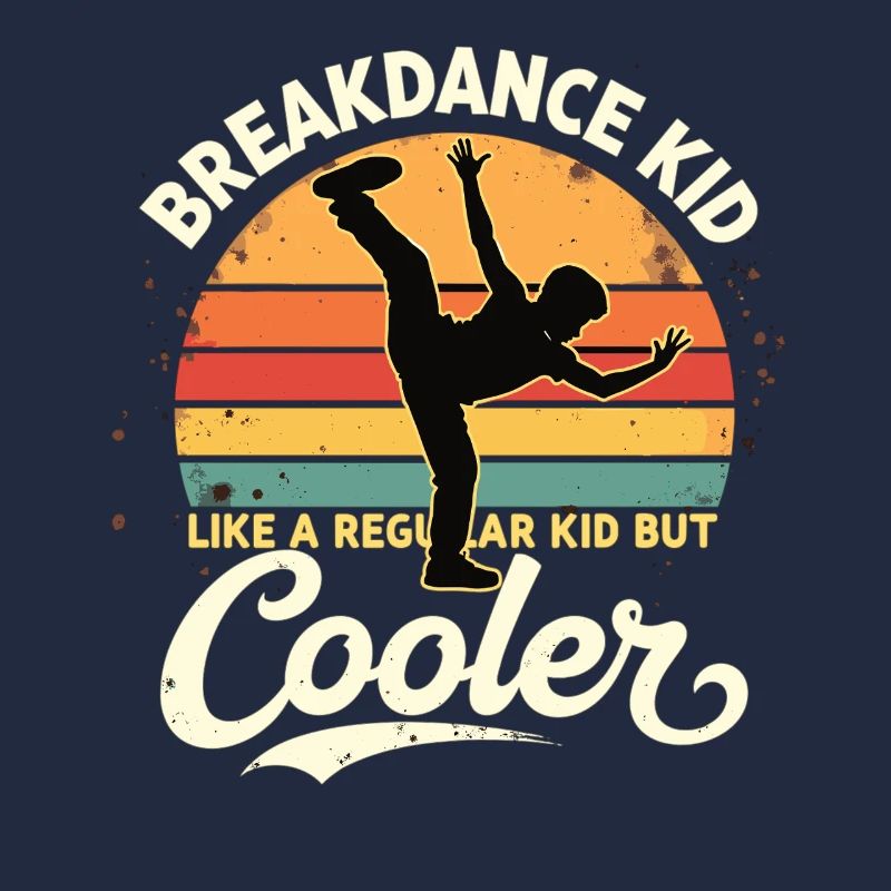 Breakdance Kid Breakdancer Retro Dance B-Boys