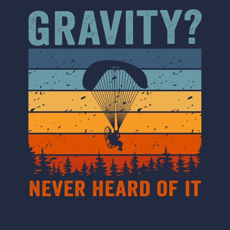 Mème hilarant de gravité de paramoteur