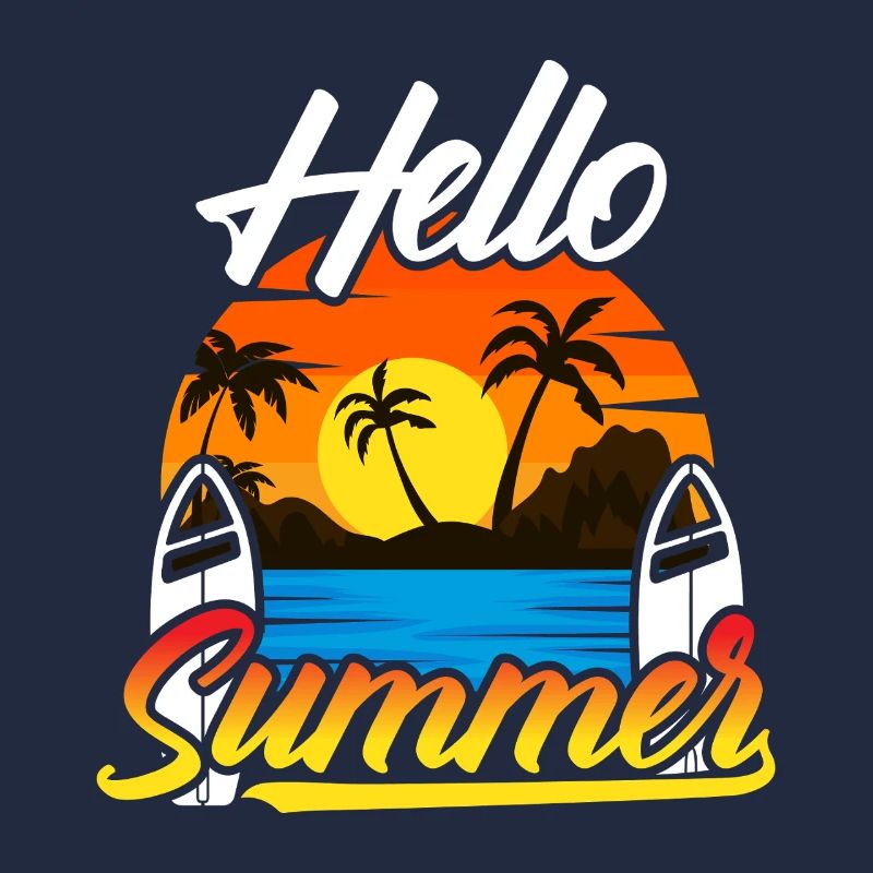 Hello Summer Sunset Design
