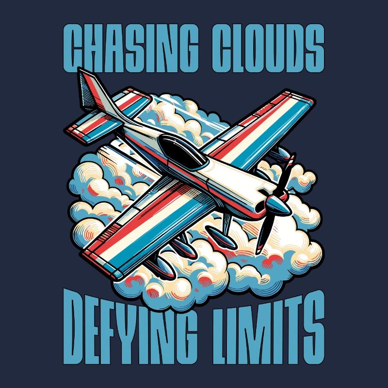 Aerobatic Pilot Chasing Clouds Defying Model Pilot
