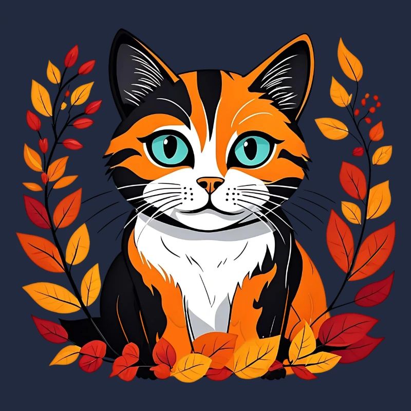Autumn cat