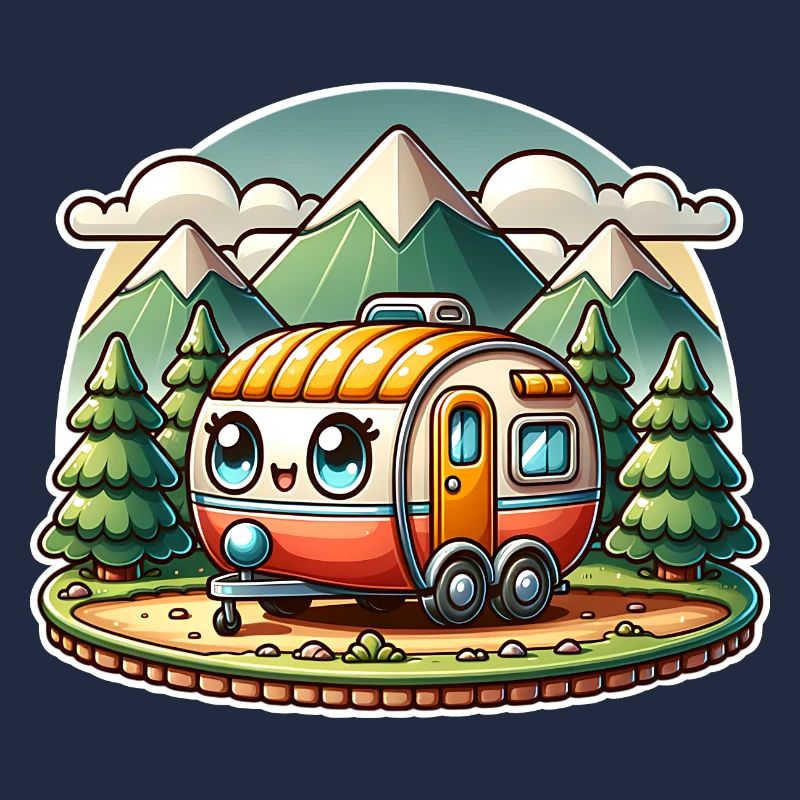 Camping Camper Wohnwagen Kinder