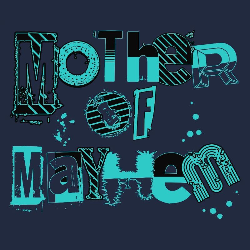 Mutter Des Chaos Wilde Mutterschaft Mama Von Mädchen Junge