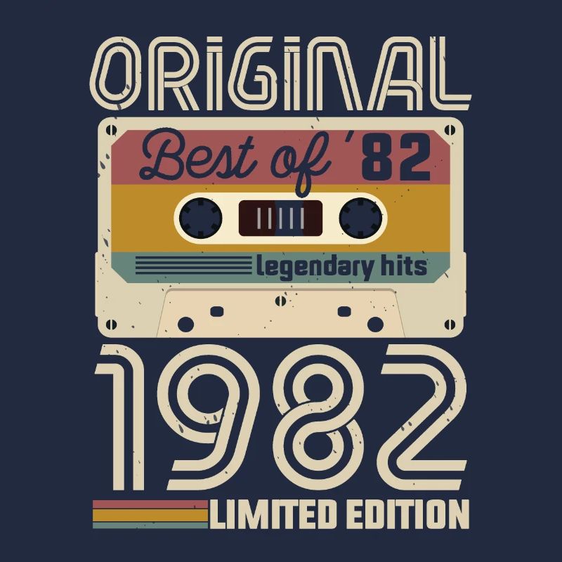 Vintage Geburtstag Original Geschenkidee 1982