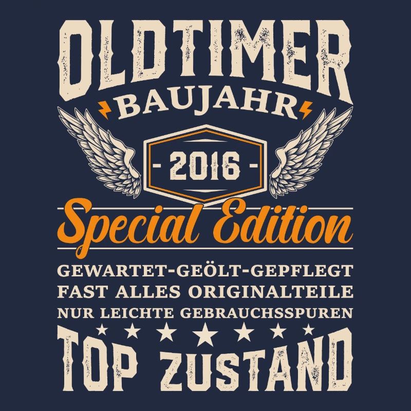 2016 Oldtimer Geburtstagsgeschenk