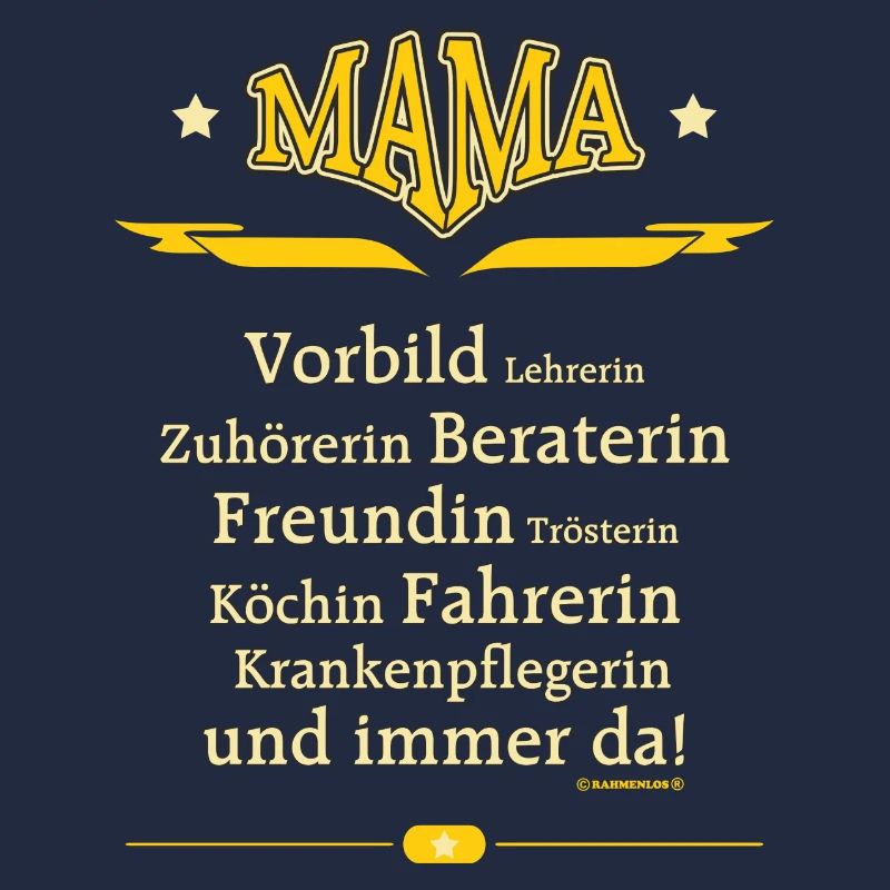 Mama Vorbild Muttertag RAHMENLOS®