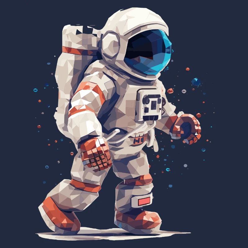 Astronaut Digital Art Space Explorer