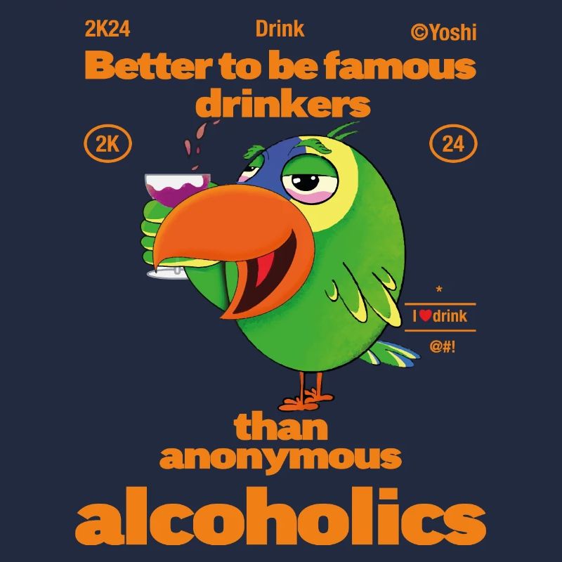 Alkoholischer Amazonas-Papagei