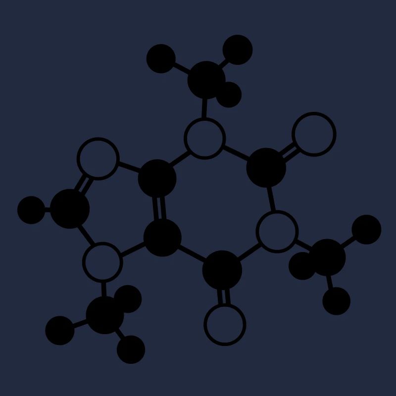 Koffein - Molekül - 1c