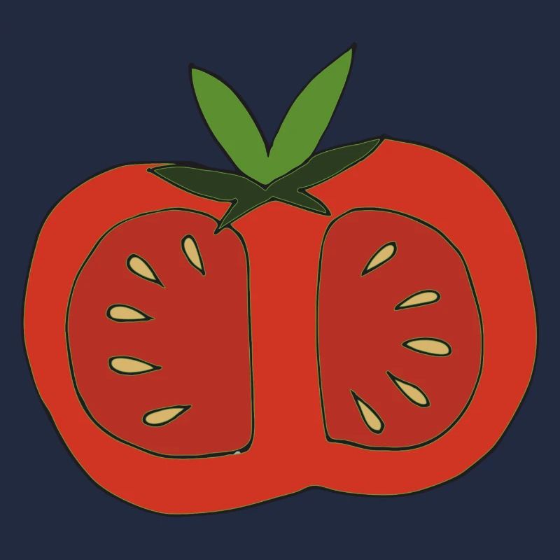 tomate halbiert