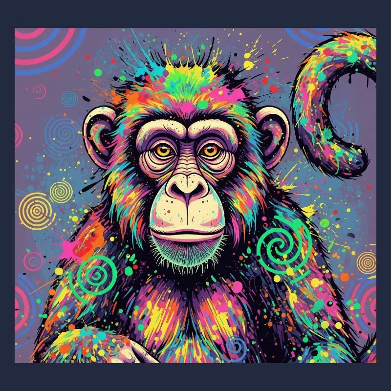 Psychedelic Monkey Design