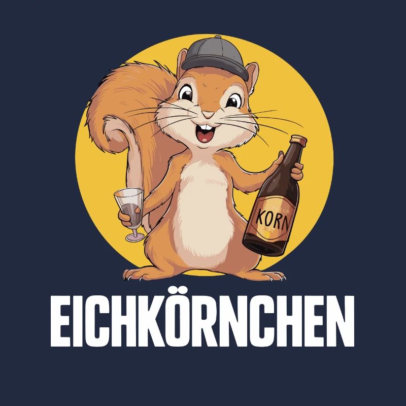 Eichkörnchen Eichhörnchen mit Korn
