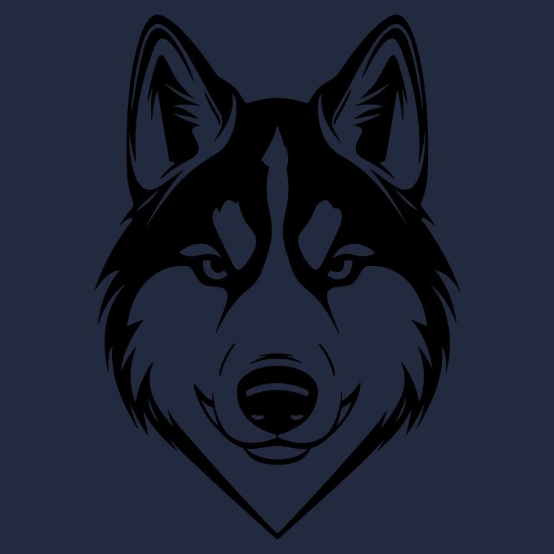 Tête de chien Husky