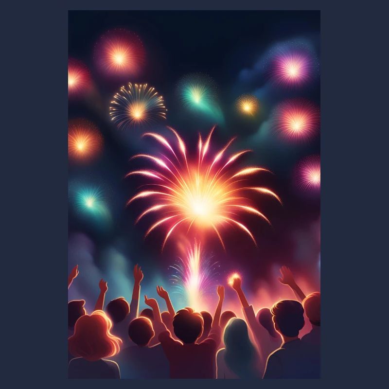 Superbe feu d’artifice