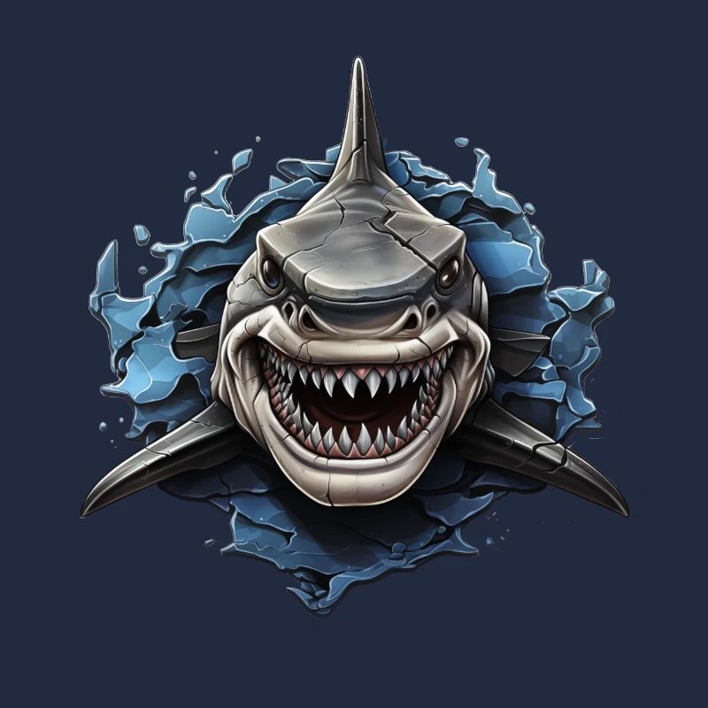 Design de requin cool