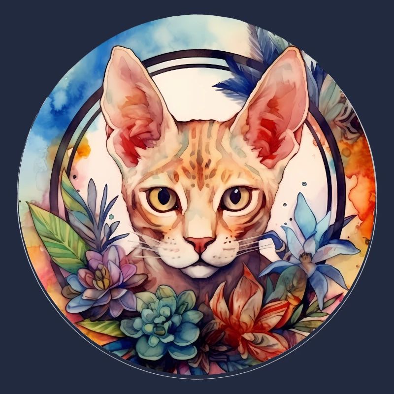 Devon Rex Katze Boho-Stil, Liebeskatzen