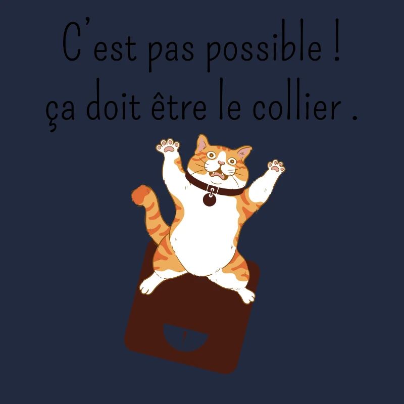Ça doit être mon collier -humour perte de poids
