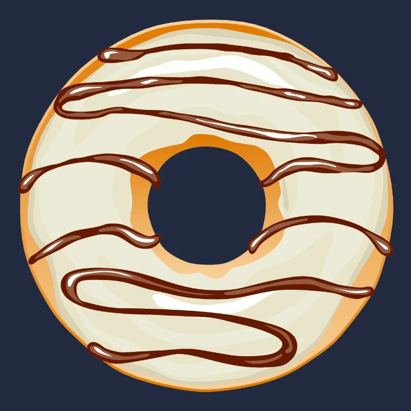 Donut Drawing Dessert Donuts Cake Pastry 1N