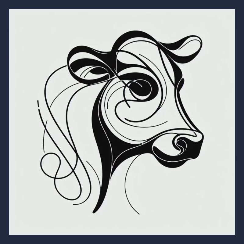 Cow Drawn