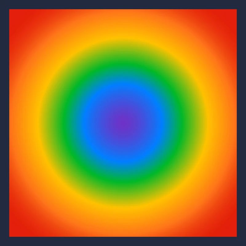 Rainbow Circle Gradient Colors Pride Merch