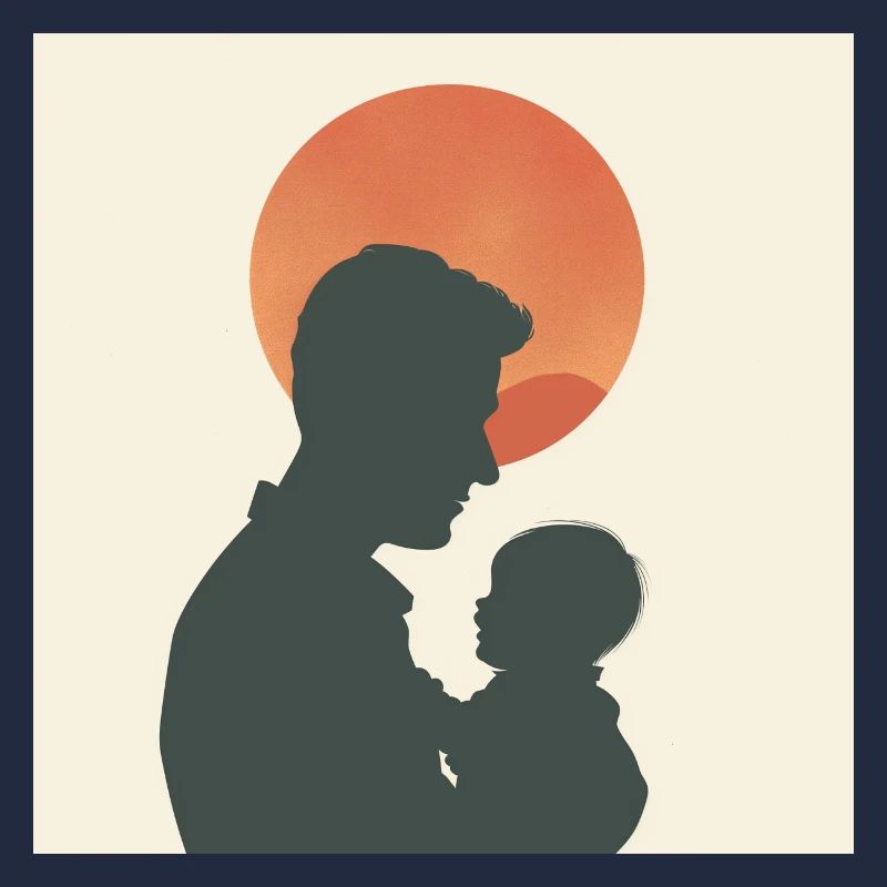 silhouette papa