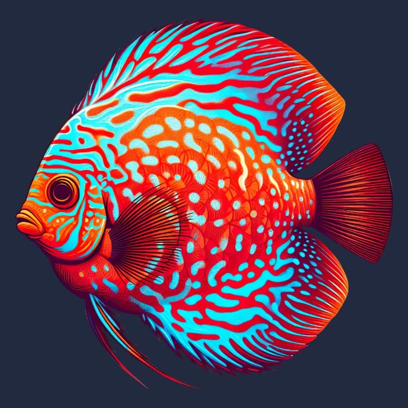 Diskusbuntbarsch rot