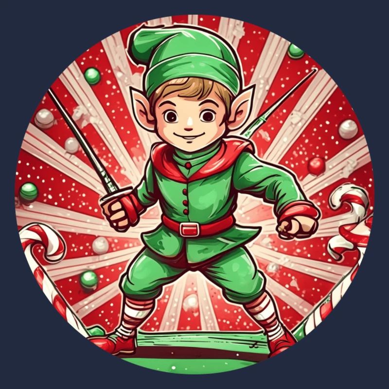 Clôture elfe de Noël