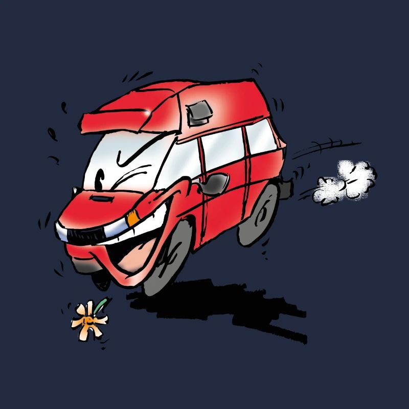 Humorous van