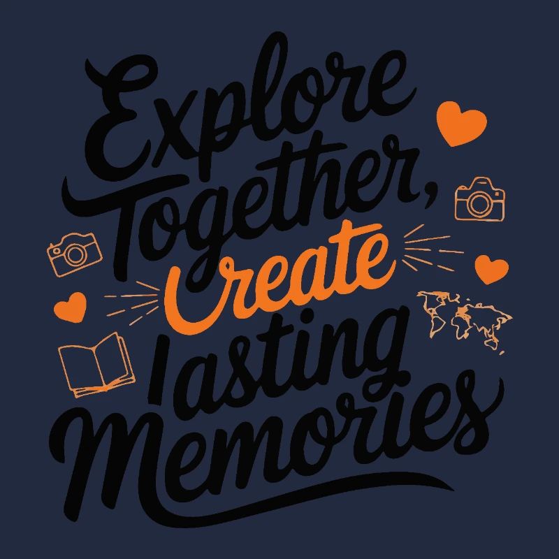 Explorez ensemble adevnture citation de voyage art texte