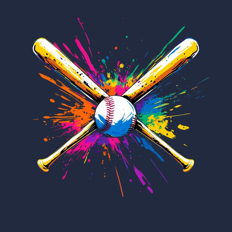 Baseball Bat Multicolored
