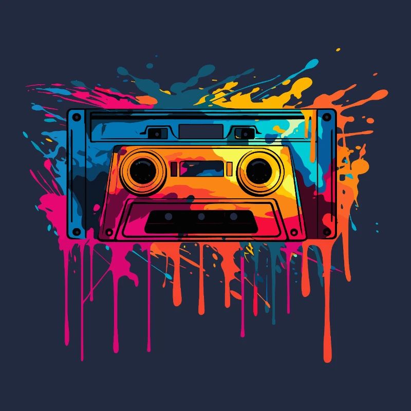 Cassette design rétro