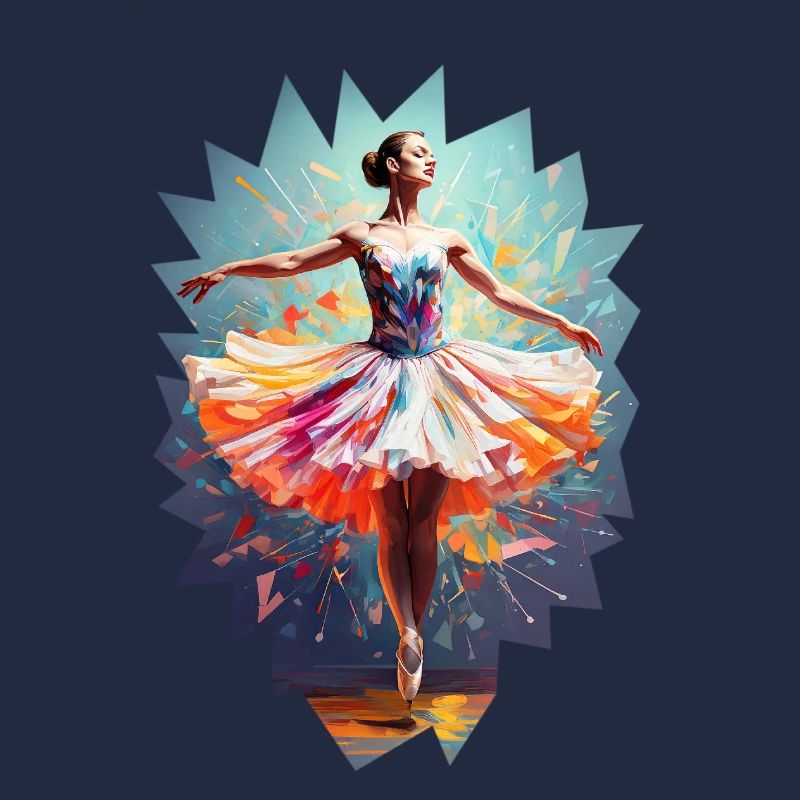 Ballet dancer modern hypercolor