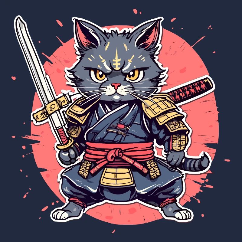 Chat samouraï #32