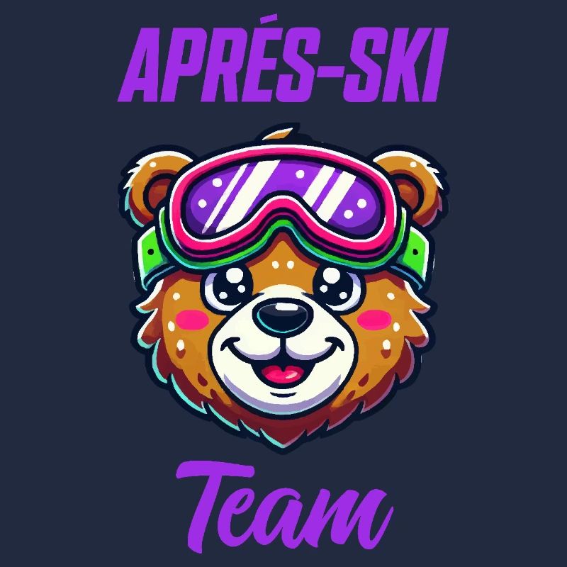 Bear Comic Ski Lunettes de ski