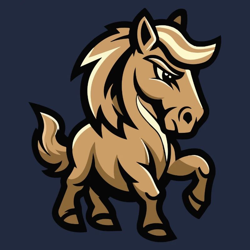 Bande dessinée de cheval