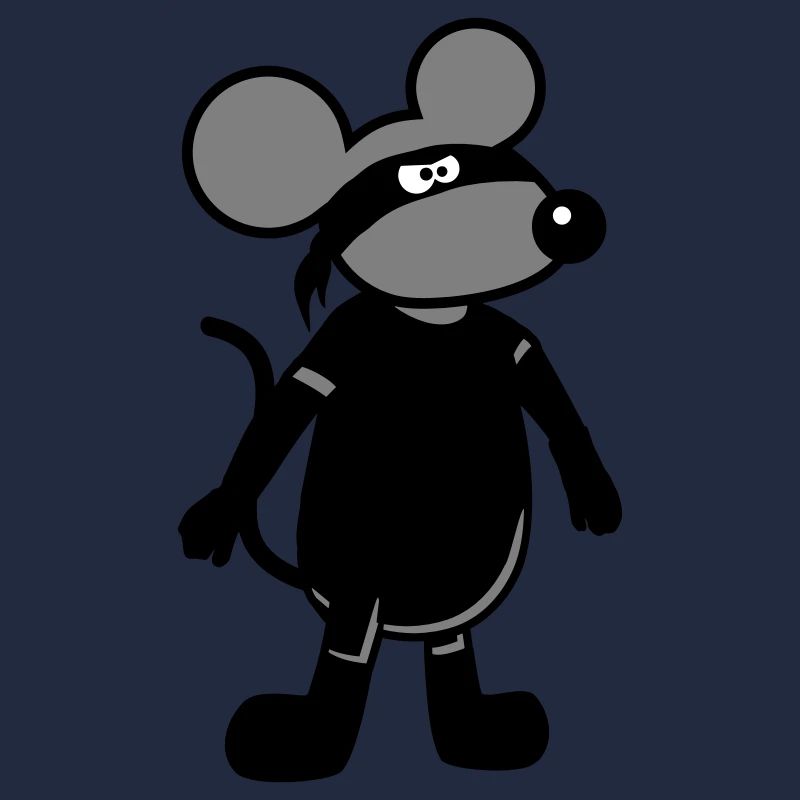 Maus Böse Räuber Ninja Überfall Dieb Einbrecher
