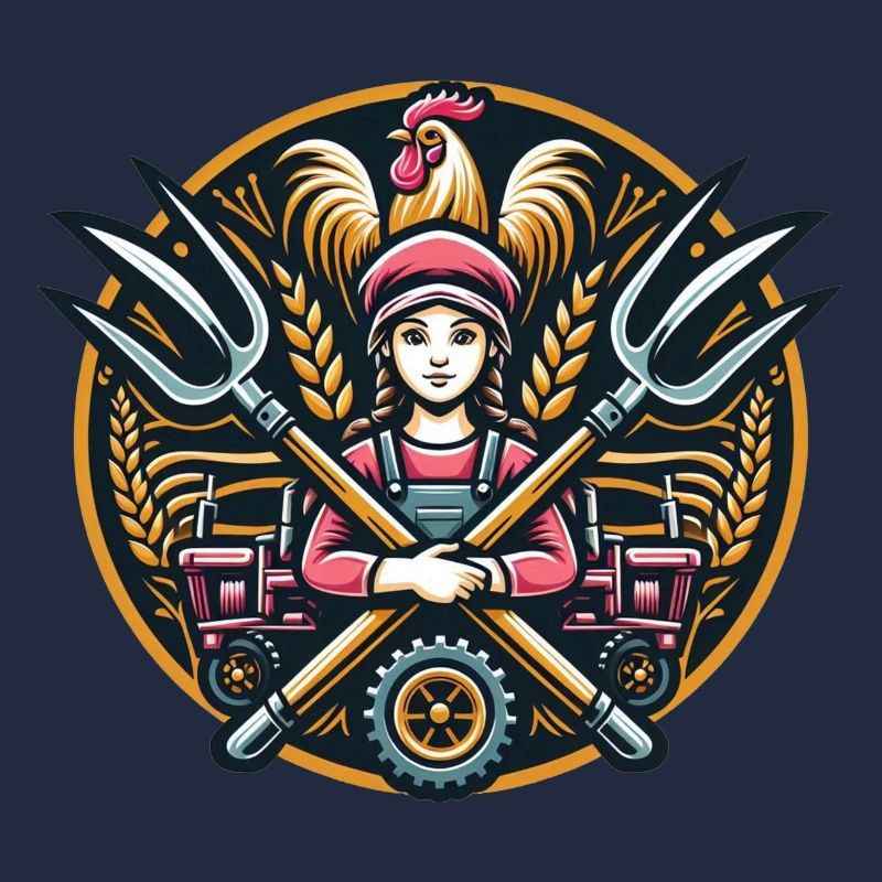 Mädchen vom Dorf Logo