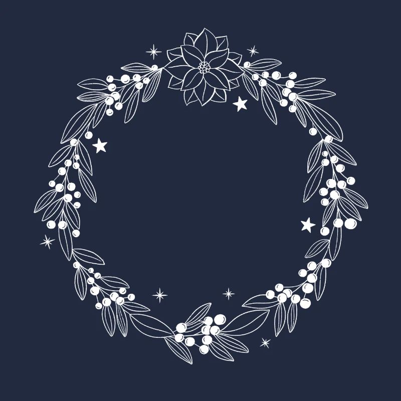 Weihnachtskranz personalisierbar mit deinem Text
