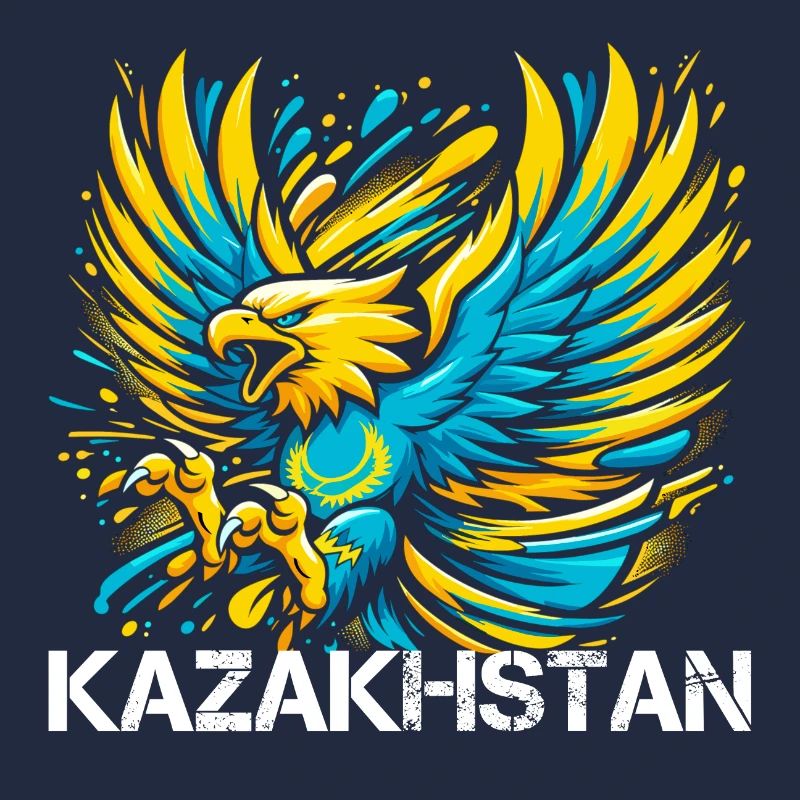 Kazakhstan aigle drapeau drapeau Cool Gift