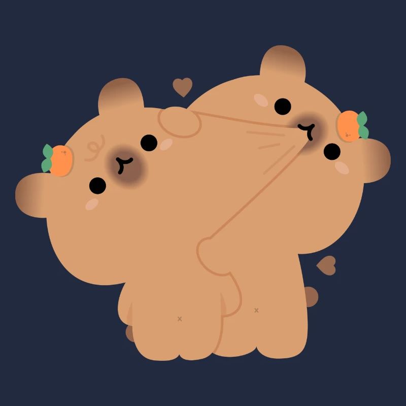 Couple de capybaras