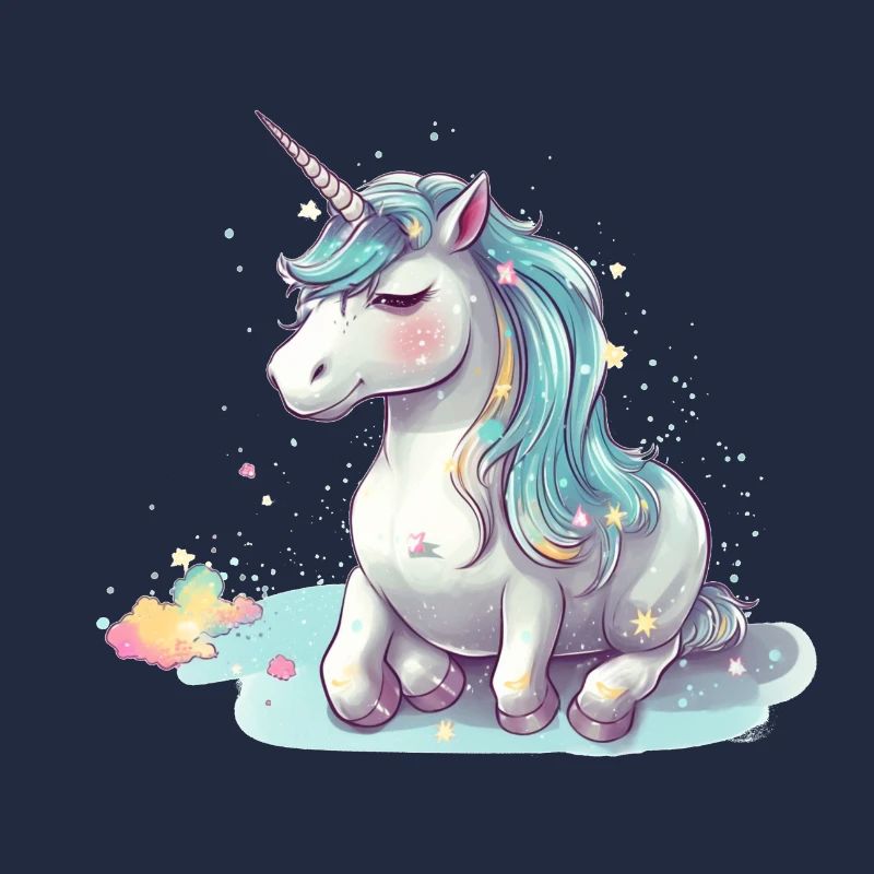 Liegendes Einhorn